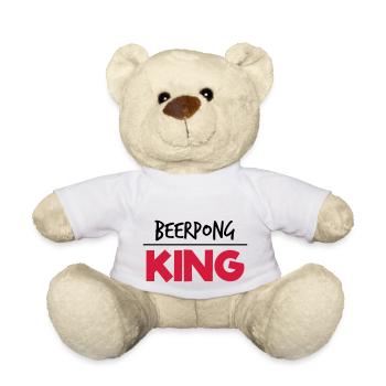 Beerpong King - Teddy - Weiß - Vorne