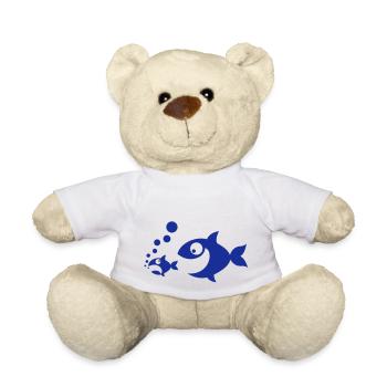 Fish feed - Teddy Bear - white - Front