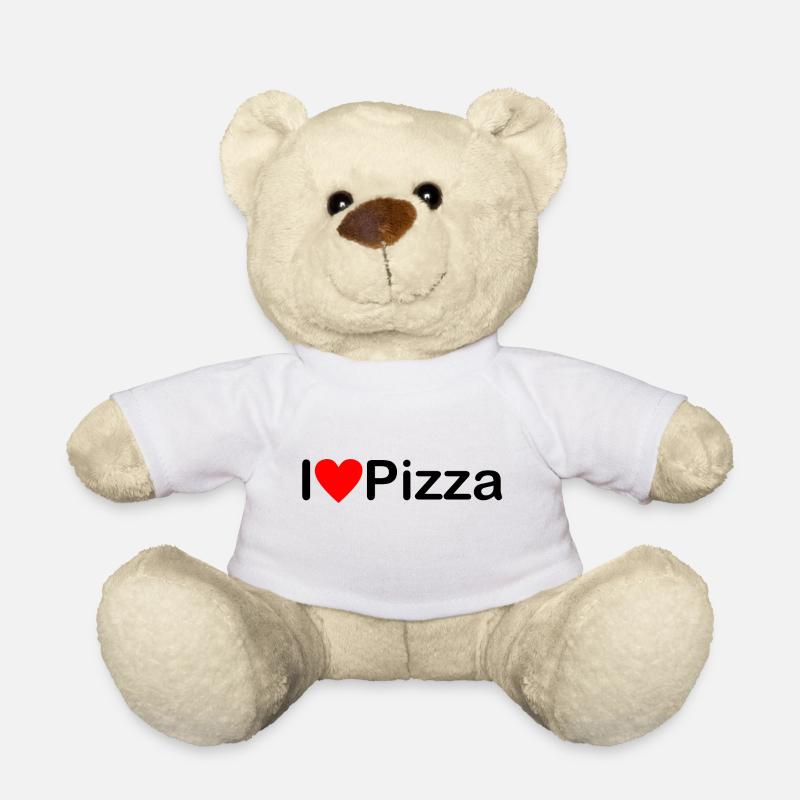 PIZZA - Nounours - blanc