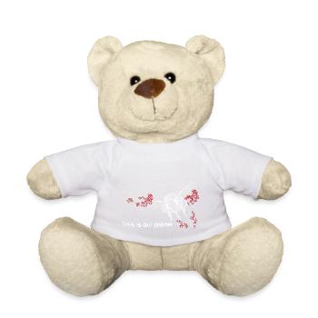 Das-ist-unser-Planet-Biene in weiß - Teddy - Weiß - Vorne