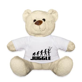 Jungling Juggler Evolution Bowling Artist Sport - Nounours - blanc - Devant