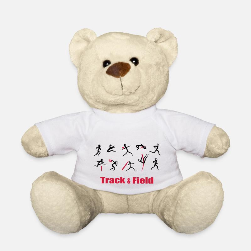 Zehnkampf, Leichtathletik - Teddy - Weiß