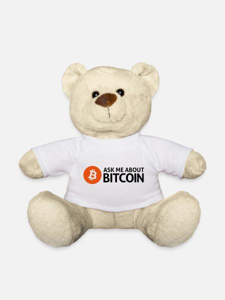 bitcoins - Teddy - Weiß