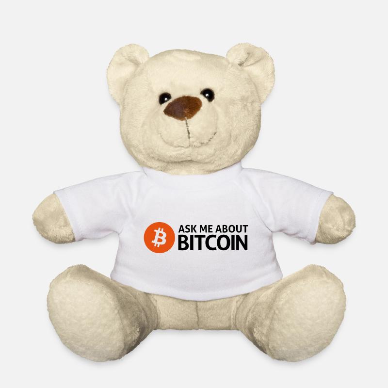 bitcoins - Teddy - Weiß