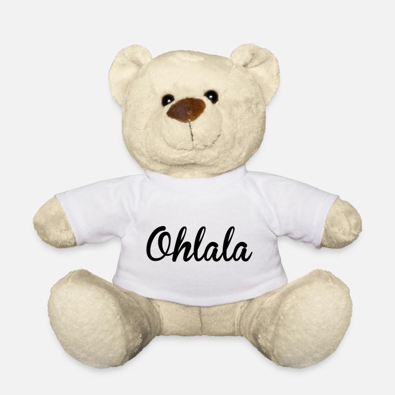 Ohlala / France / Paris / Mode / French / Luxe - Teddy - Weiß