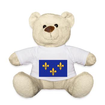 Île de France - Nounours - blanc - Devant