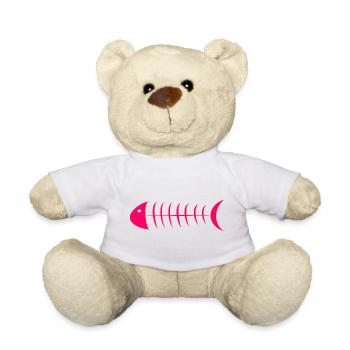 SARDINE. FISH. APRIL FOOL. EASTER. SEA - Teddy Bear - white - Front