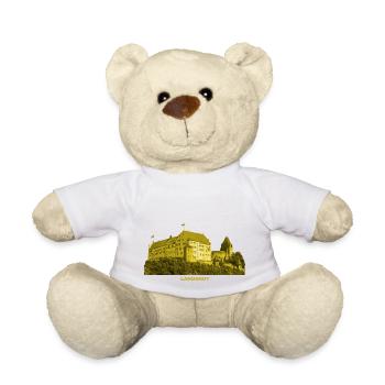 Château de Landshut Trausnitz Isar Basse Bavière Montagne - Nounours - blanc - Devant