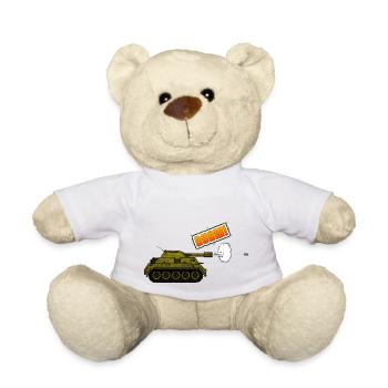 Panzer - Boom - Teddy - Weiß - Vorne