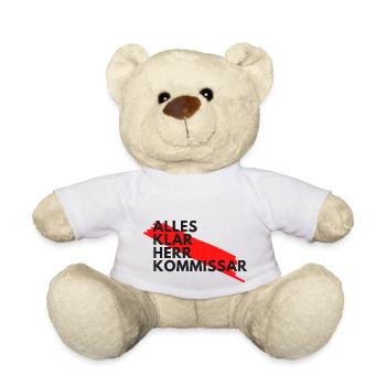 Alles klar Herr Kommissar - Teddy - Weiß - Vorne