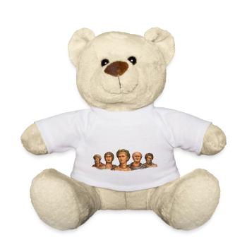 Busts of Roman emperors - Teddy Bear - white - Front