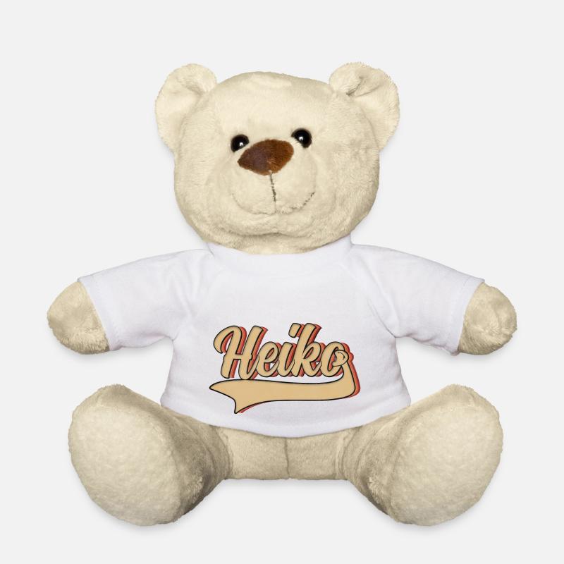 Heiko Retro Design - Teddy Bear - white