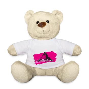 Cervin - Cervin en rose - Nounours - blanc - Devant