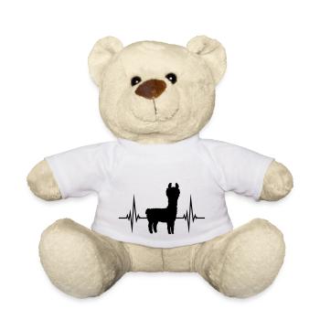 Pulse Lama Heartbeat - Nounours - blanc - Devant
