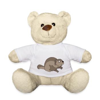 Castor - Nounours - blanc - Devant