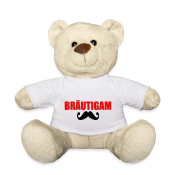 Bräutigam - Teddy - Weiß - Vorne