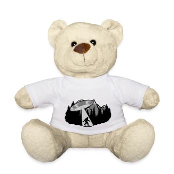 Bigfoot Entführung UFO Mystery - Teddy - Weiß - Vorne