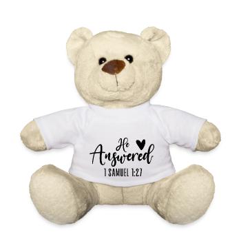 Il répondit à Samuel 1:27. - Nounours - blanc - Devant