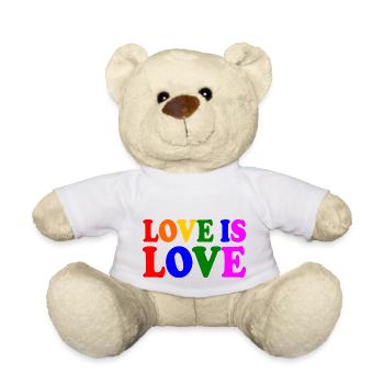 Love is love - Teddy - Weiß - Vorne