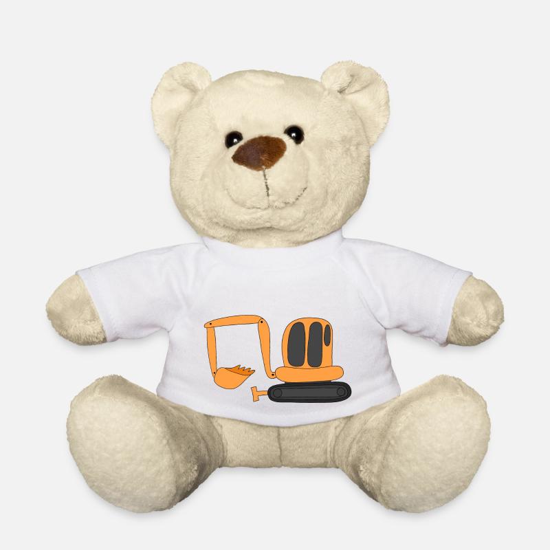 Bagger - Teddy - Weiß