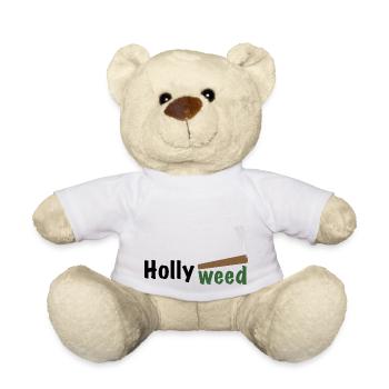 HollyWeed dark - Teddy - Weiß - Vorne