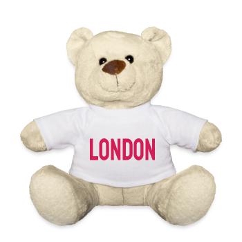 Londres - Nounours - blanc - Devant