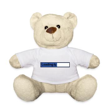 Grossesse Baby shower Babyshower Boy Girl - Nounours - blanc - Devant