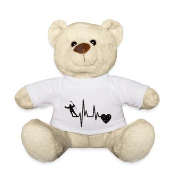 Eishockeyspieler Eishockey Hockeyfan Eishockeyteam - Teddy - Weiß - Vorne
