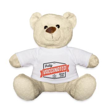 #Vaccinated - Teddy - Weiß - Vorne