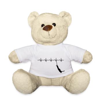Bungee Jumping Evolution Sport Fun - Teddy Bear - white - Front