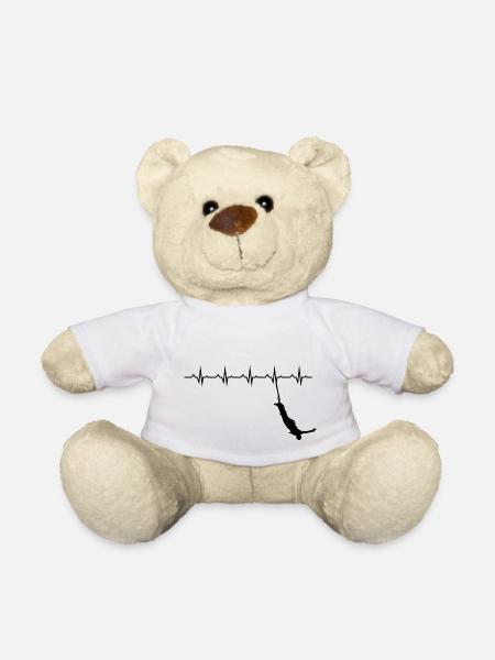 Bungee Jumping Evolution Sport Fun - Teddy Bear - white