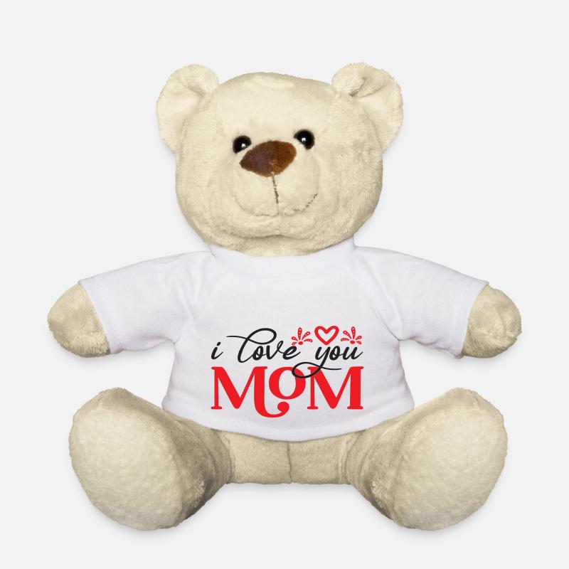 Je t'aime, maman - Nounours - blanc
