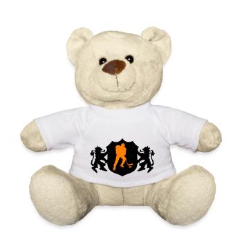 hockey wappen 2 - Teddy - Weiß - Vorne