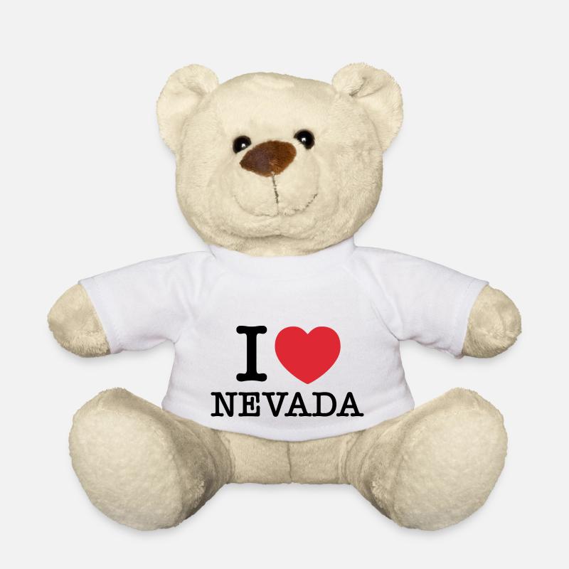 Ich liebe Nevada | Nevada | I Herz Nevada - Teddy - Weiß