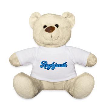 Reykjavik Blue Script Logo - Nounours - blanc - Devant