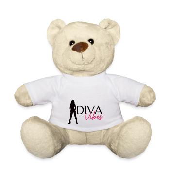Diva Vibes - Articles sur l’état d’ - Nounours - blanc - Devant