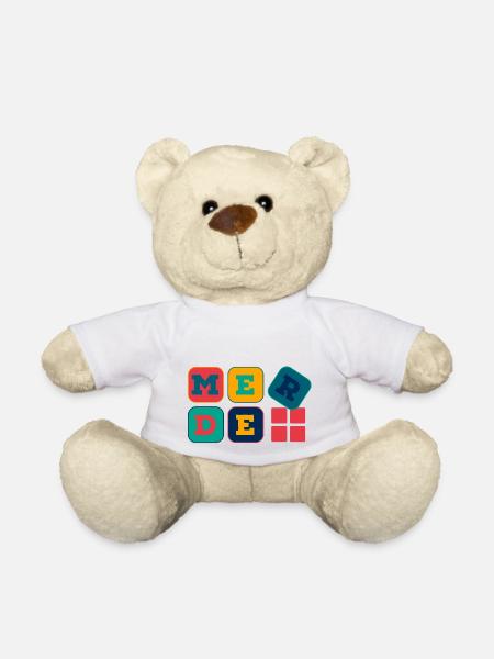 Merde! Windows - Teddy - Weiß
