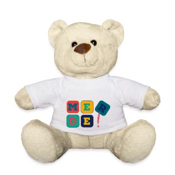 Merde! - Nicht mit mir! - Teddy - Weiß - Vorne