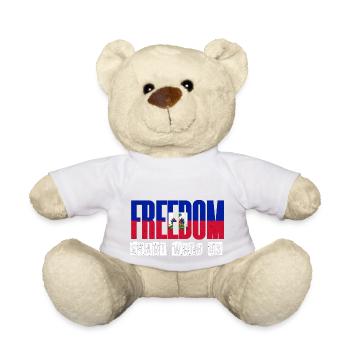 Haiti Haitian Flag Ayiti Haitian I Gift - Teddy Bear - white - Front