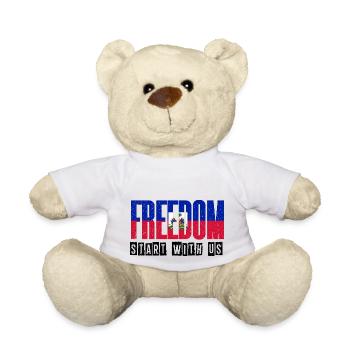 Haiti Haitian Flag Ayiti Haitian I Gift - Teddy Bear - white - Front