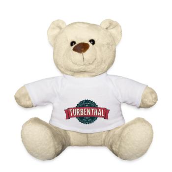 Fabelhaftes Turbenthal auf hellem Untergrund - Teddy - Weiß - Vorne