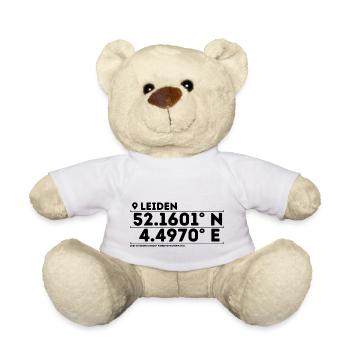 Leiden: Quaint Canals & Scholarly Heritage - Teddy Bear - white - Front
