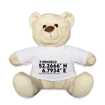Hengelo: Industrial Legacy & Cultural Fervor - Teddy Bear - white - Front