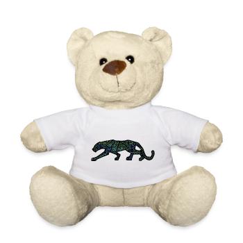Panther Inca Design - Teddy Bear - white - Front