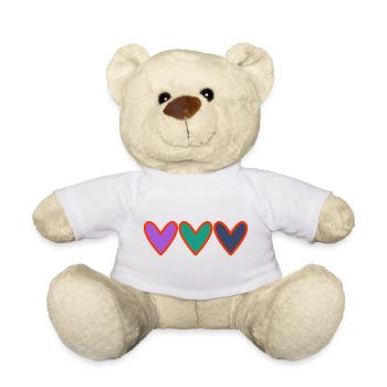 OMA. MUTTERTAG. ALLES GUTE ZUM OMA-TAG. ICH LIEBE DICH - Teddy - Weiß - Vorne