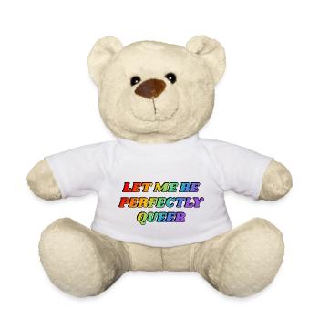 Laissez-moi être parfaitement queer - Nounours - blanc - Devant