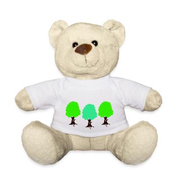 arbres - Nounours - blanc - Devant