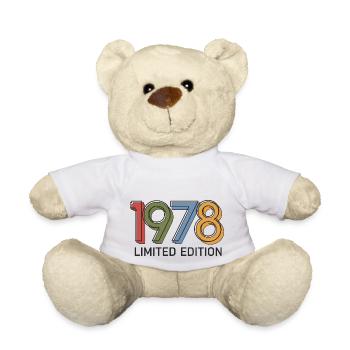 Jahrgang 1978 limitierte Auflage - Teddy - Weiß - Vorne