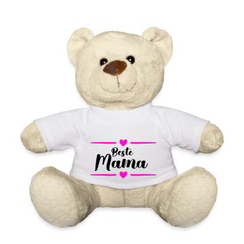 Meilleure maman - Nounours - blanc - Devant