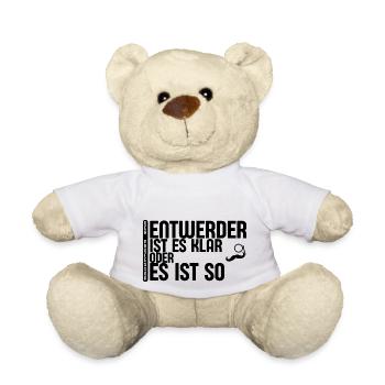 Lustiges Zitat des Professor #1.2 - Teddy - Weiß - Vorne
